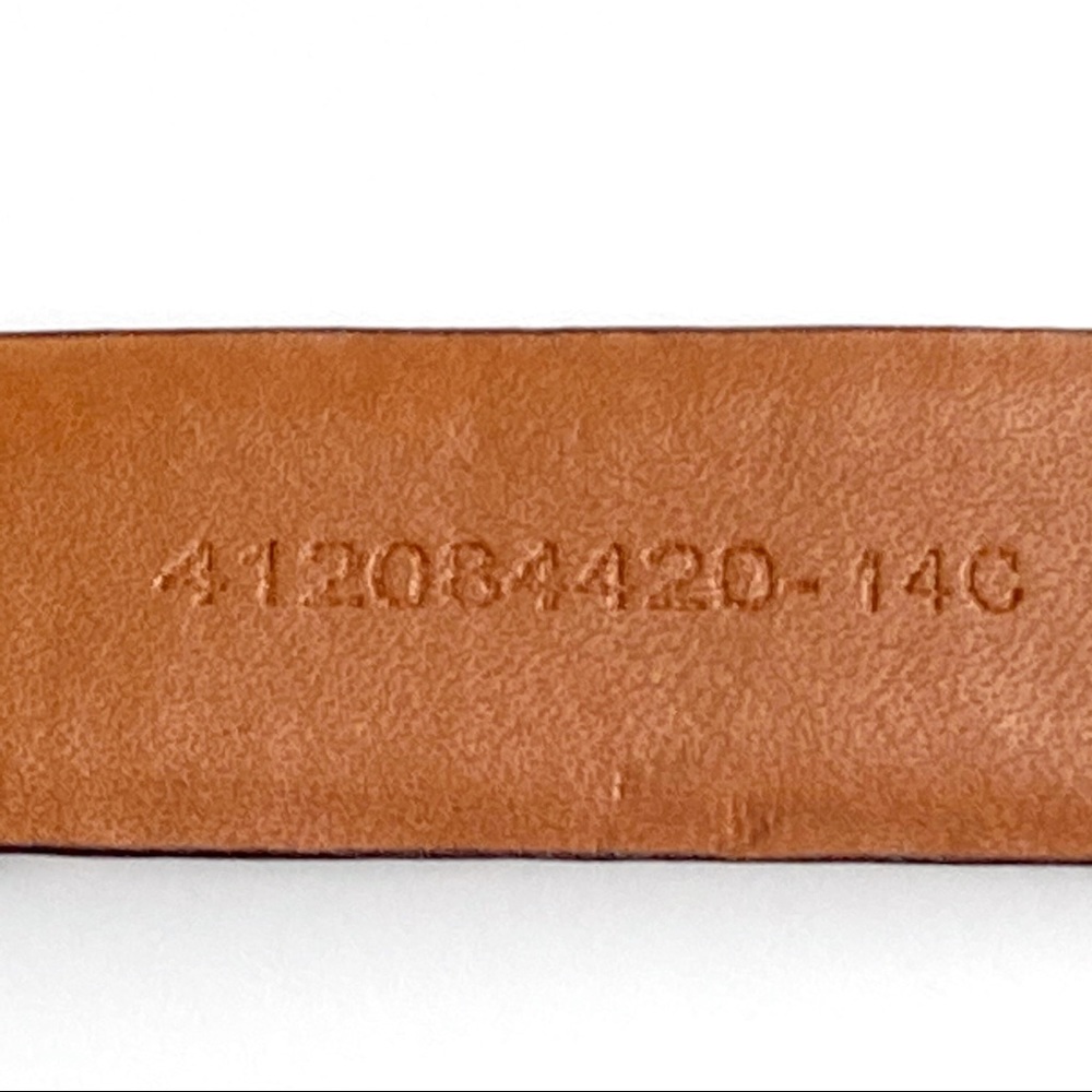 Ralph Lauren Italian Leather Alligator Embossed Belt - Picture 8 of 9